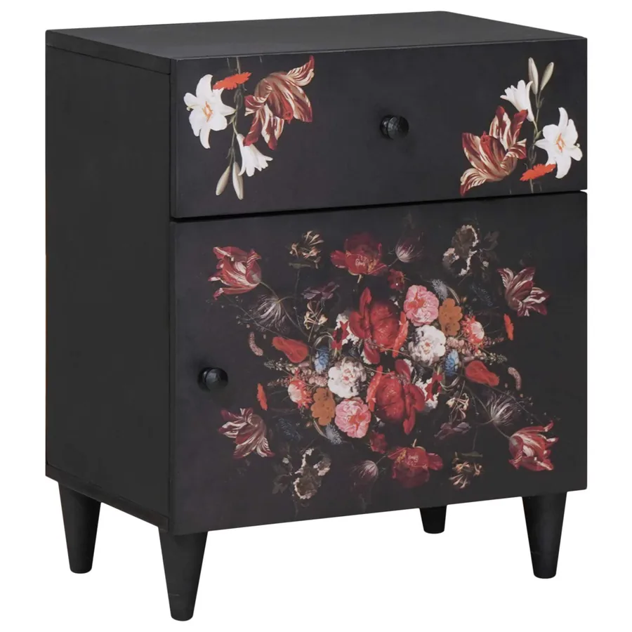 Table de chevet avec tiroir Multicolore 50 x 33 x 60 cm