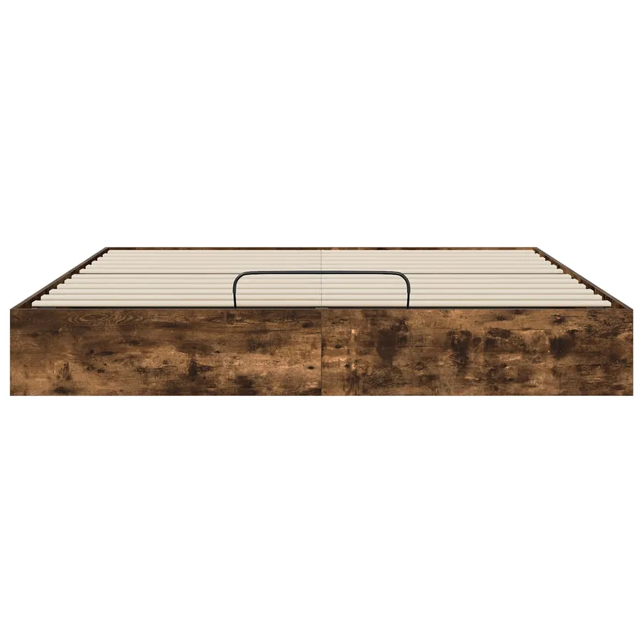 Cadre de lit ottoman avec stockage Chêne Fumé 203 x 180 x 25 cm - 5