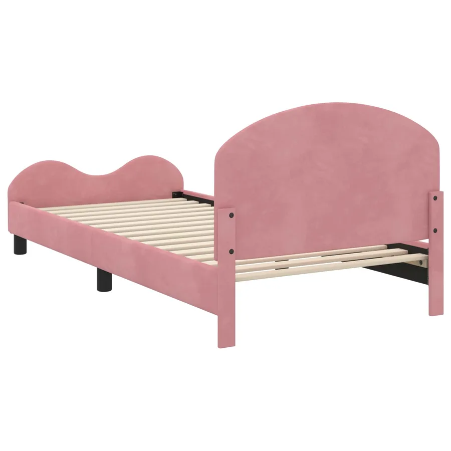 Cadre de lit pour enfants avec tête de lit Rose 80 x 200 cm - 7