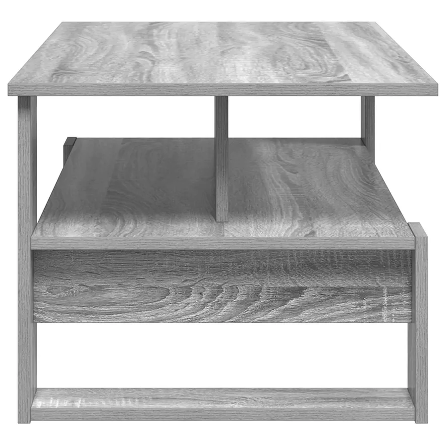 Table basse Gris Sonoma 90 x 50 x 40 cm Bois d'ingénierie - 6