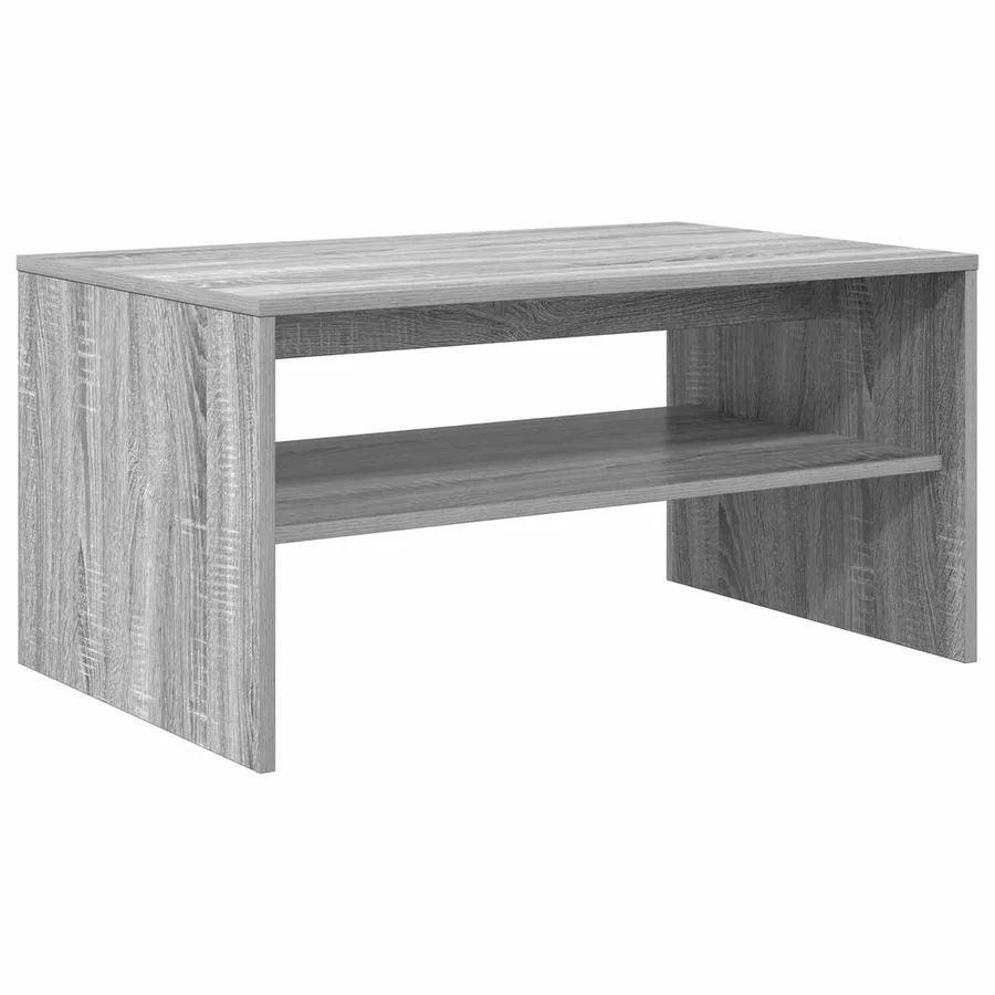 Table basse Gris Sonoma 80 x 50 x 40 cm Bois d'ingénierie - 2