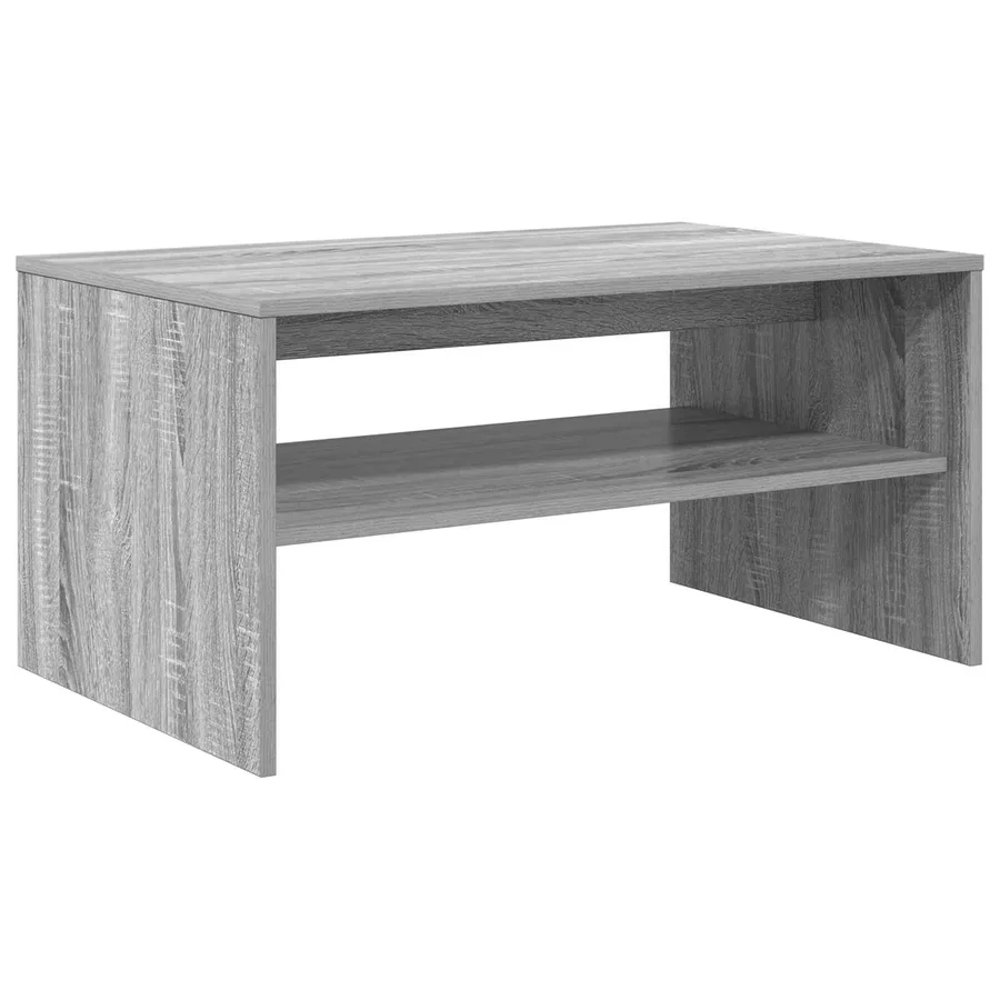 Table basse Gris Sonoma 80 x 50 x 40 cm Bois d'ingénierie - 7