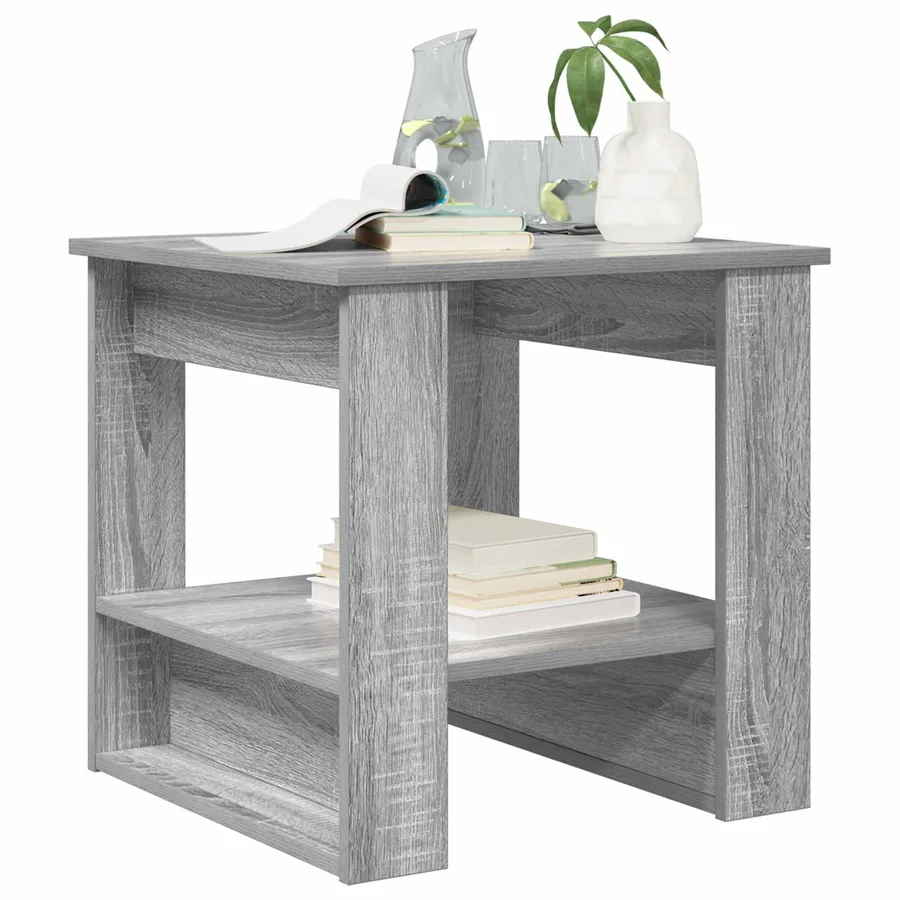 Table basse Gris Sonoma 51 x 50 x 50 cm Bois d'ingénierie - 3