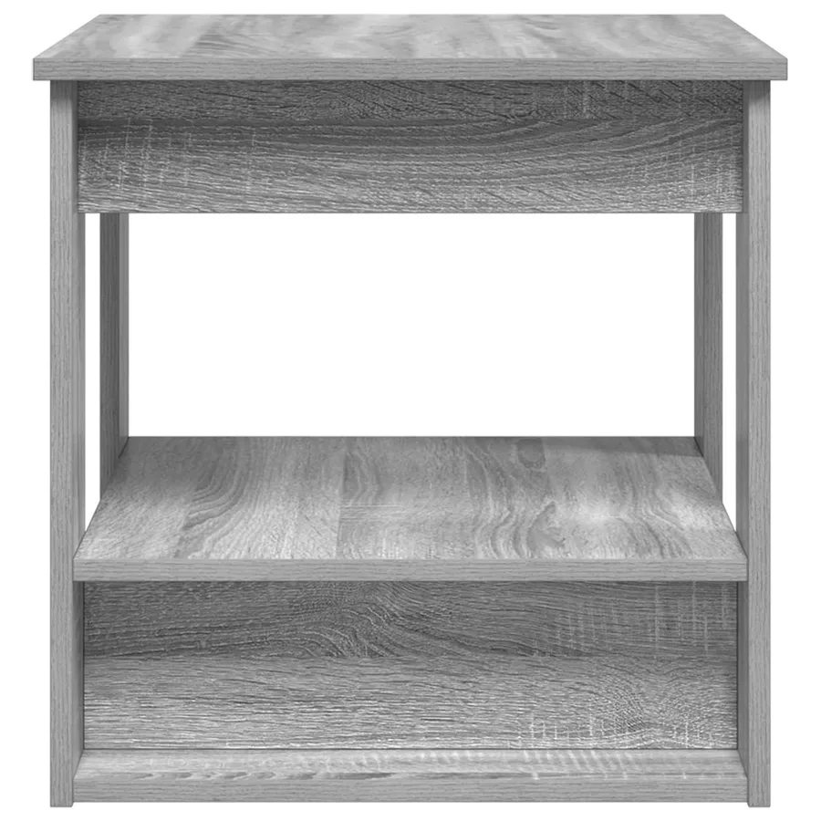 Table basse Gris Sonoma 51 x 50 x 50 cm Bois d'ingénierie - 6