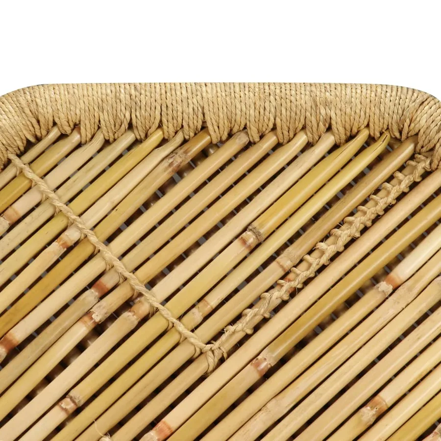 Table basse bambou octogonale 60 x 60 x 45 cm - 7
