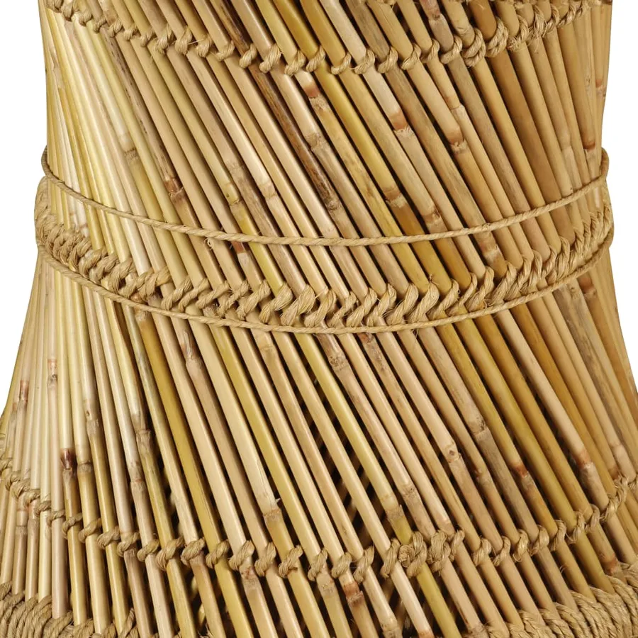 Table basse bambou octogonale 60 x 60 x 45 cm - 8