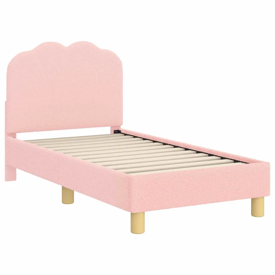 Cadre de lit pour tout-petit avec tête de lit Rose 70 x 140 cm - 2