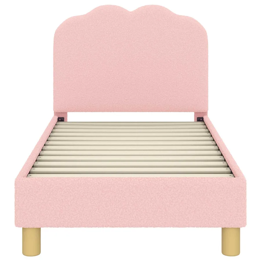 Cadre de lit pour tout-petit avec tête de lit Rose 70 x 140 cm - 4