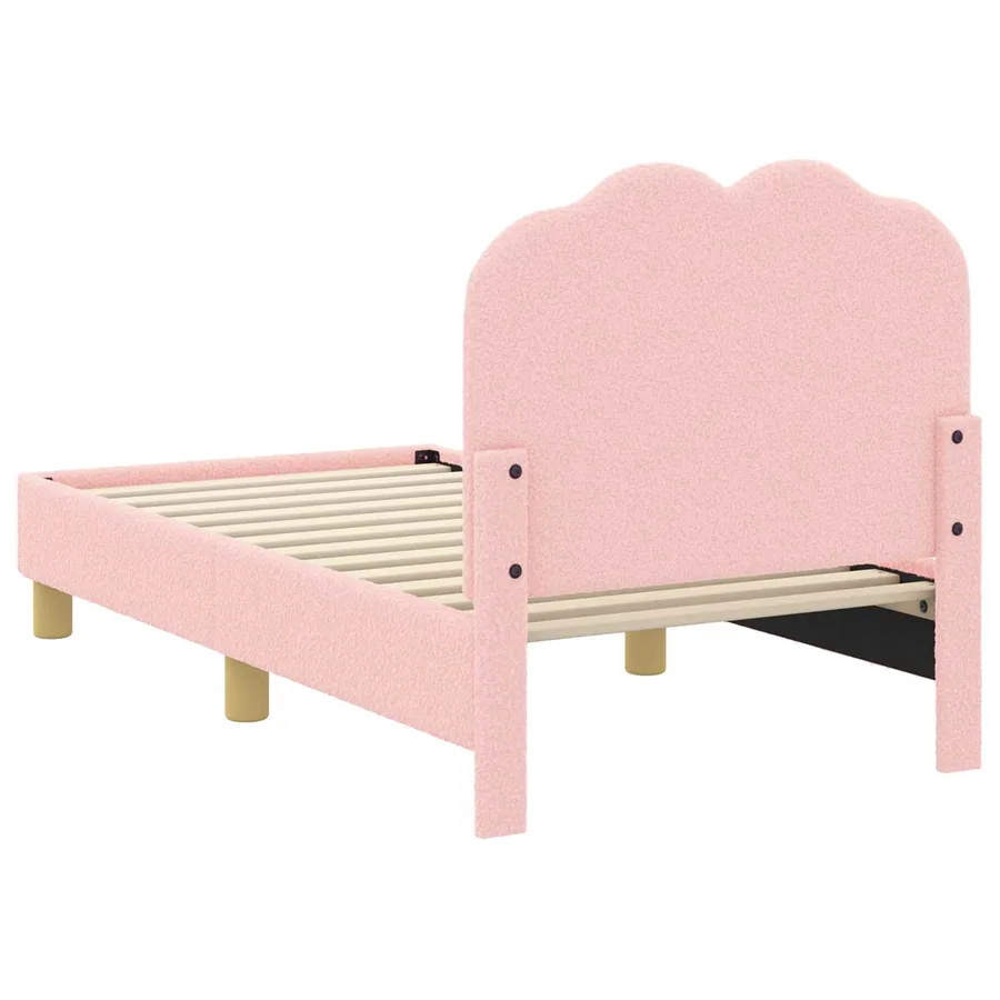 Cadre de lit pour tout-petit avec tête de lit Rose 70 x 140 cm - 6