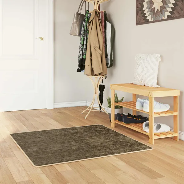 Coureur de Tapis MARSA Vert forêt 100 x 100 cm Polyester et PVC
