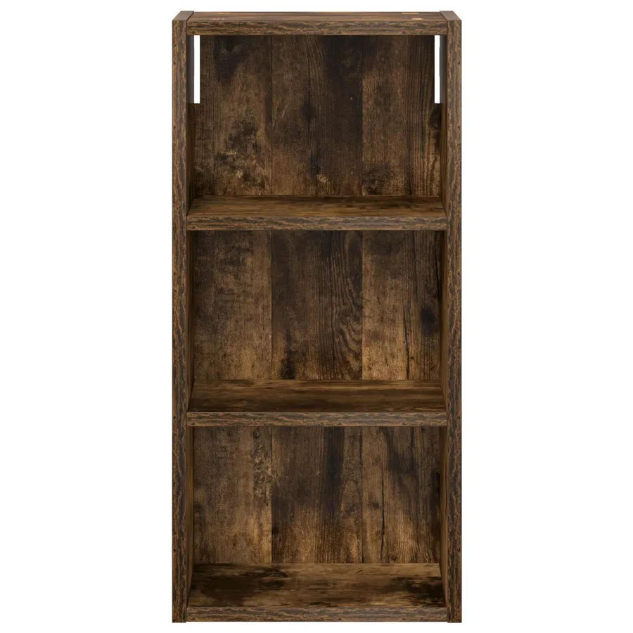 Armoire murale de salle de bain Chêne Fumé 30 x 16 x 62,5 cm - 6