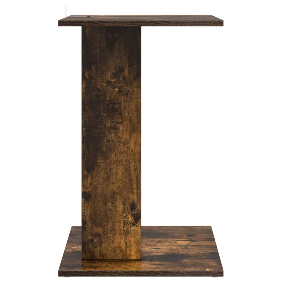 Table d'appoint Chêne fumé 45 x 40 x 62,5 cm Bois d'ingénierie - 6