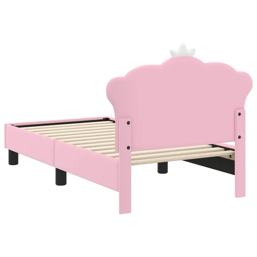 Cadre de lit pour tout-petit avec tête de lit Rose 70 x 140 cm - 7