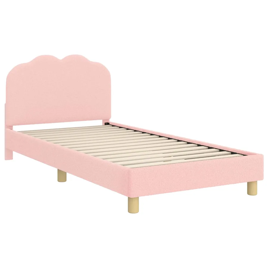 Cadre de lit pour enfants avec tête de lit Rose 80 x 200 cm - 2