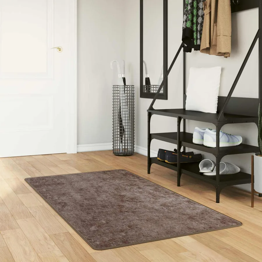 Coureur de Tapis MARSA Gris 80 x 150 cm Polyester et PVC