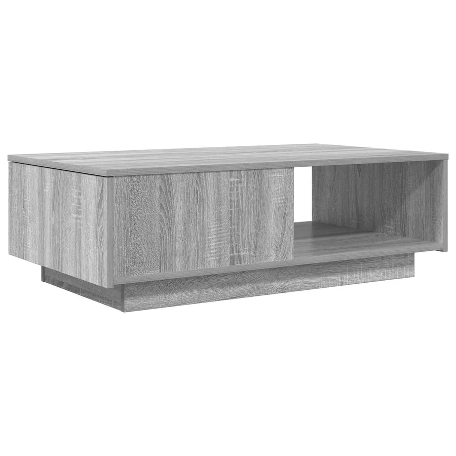Table basse Gris Sonoma 95 x 55 x 31 cm Bois d'ingénierie - 2
