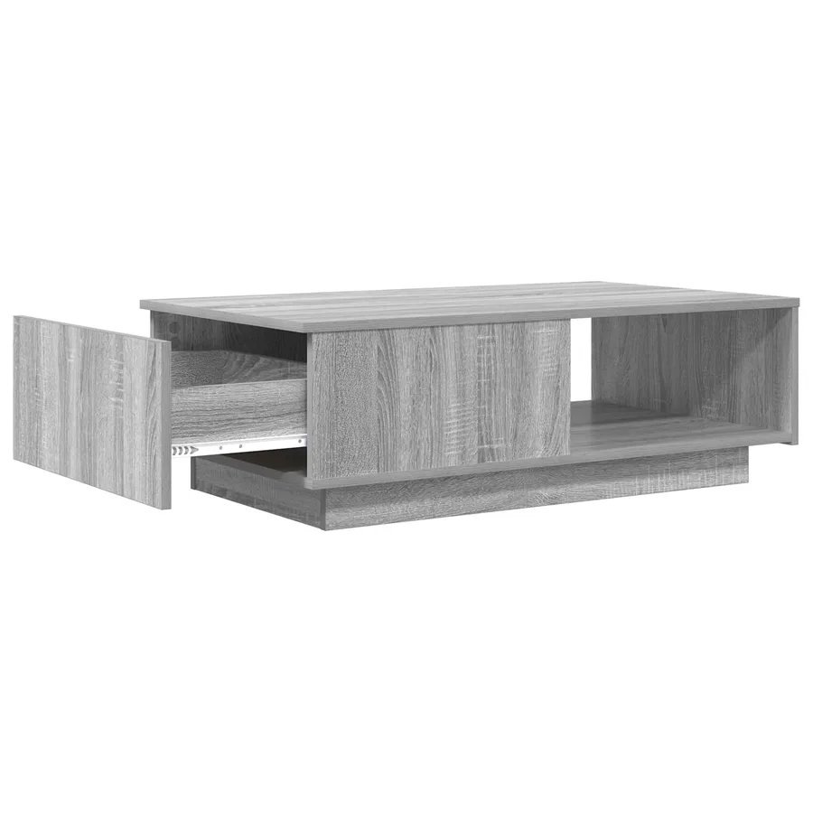 Table basse Gris Sonoma 95 x 55 x 31 cm Bois d'ingénierie - 5