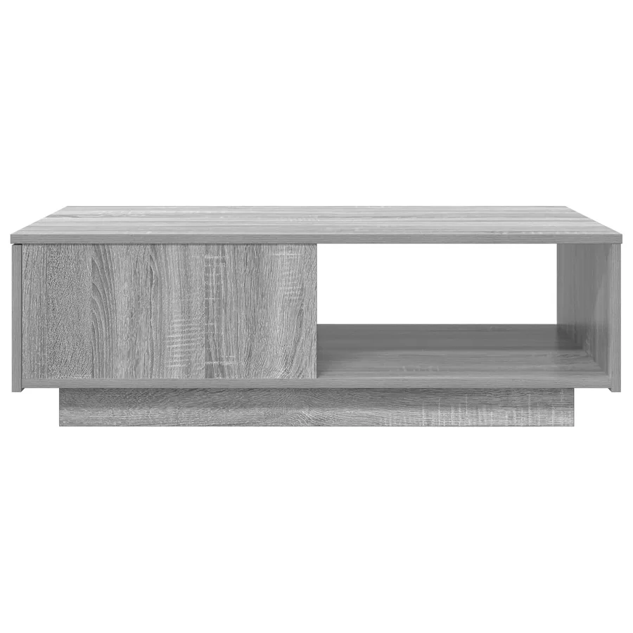 Table basse Gris Sonoma 95 x 55 x 31 cm Bois d'ingénierie - 6