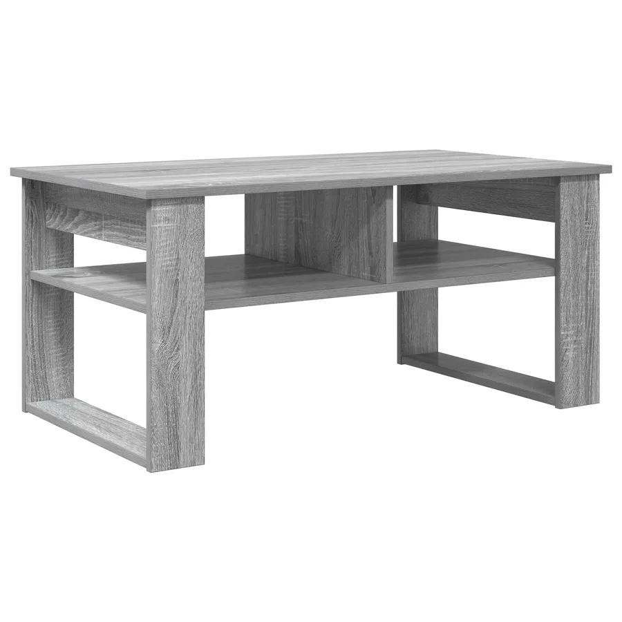 Table basse Gris Sonoma 96 x 54 x 44 cm Bois d'ingénierie - 2