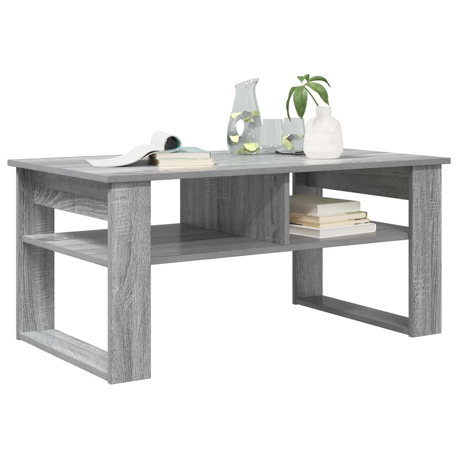 Table basse Gris Sonoma 96 x 54 x 44 cm Bois d'ingénierie - 3