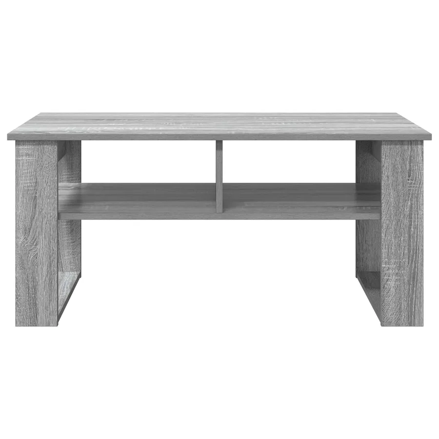 Table basse Gris Sonoma 96 x 54 x 44 cm Bois d'ingénierie - 5