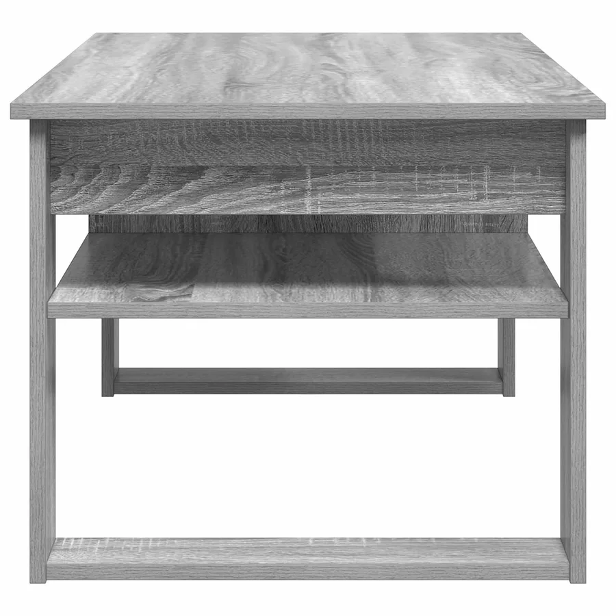 Table basse Gris Sonoma 96 x 54 x 44 cm Bois d'ingénierie - 6