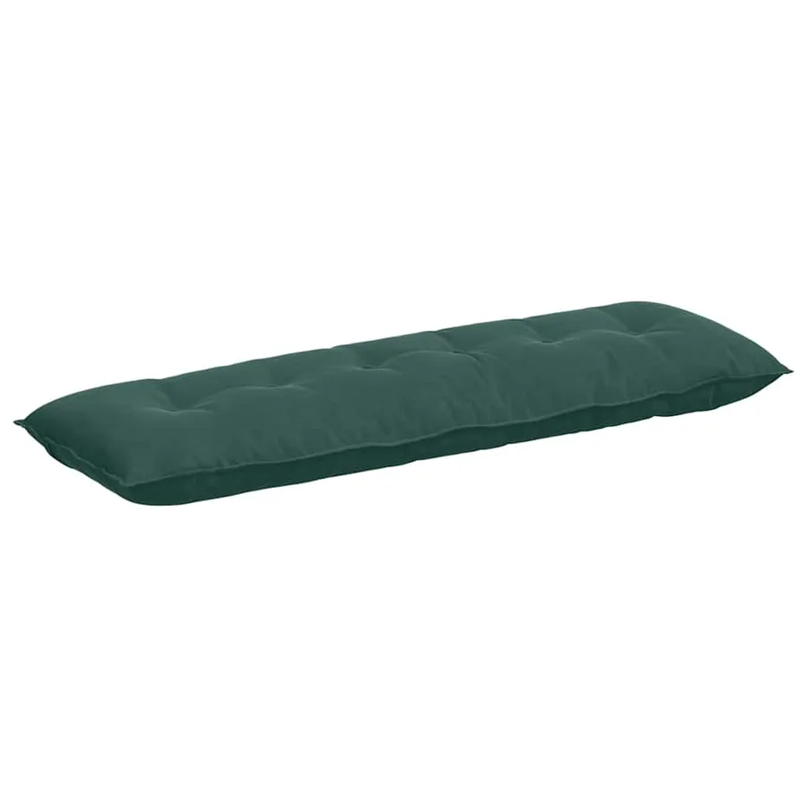 Coussin de Dos Vert foncé 160 x 50 cm Tissu en velours côtelé - 2