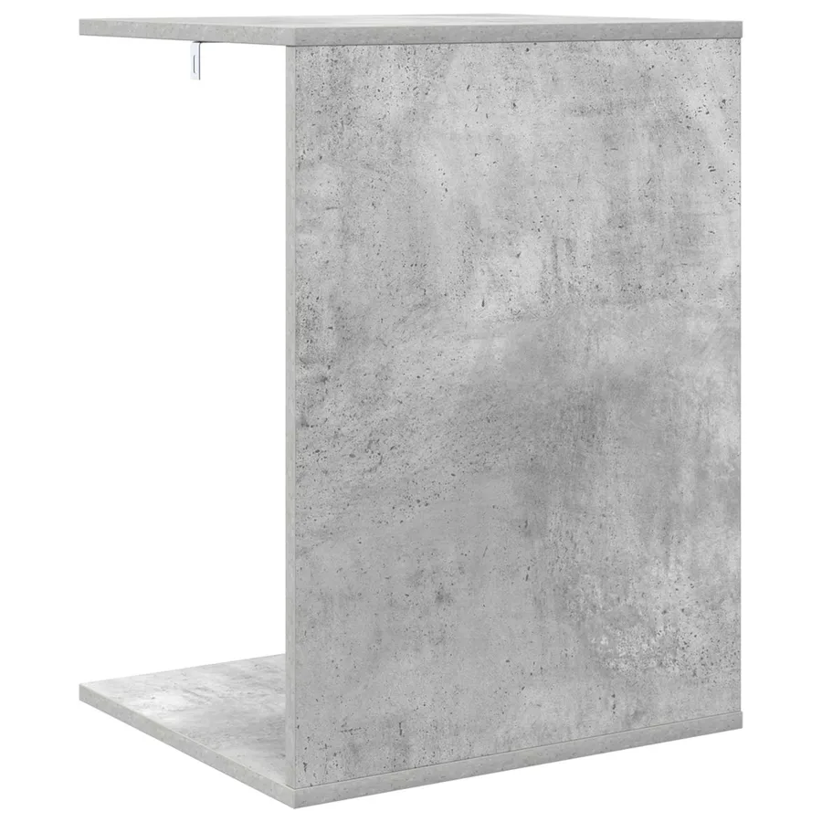 Table d'appoint Gris béton 45 x 40 x 62,5 cm Bois d'ingénierie - 7