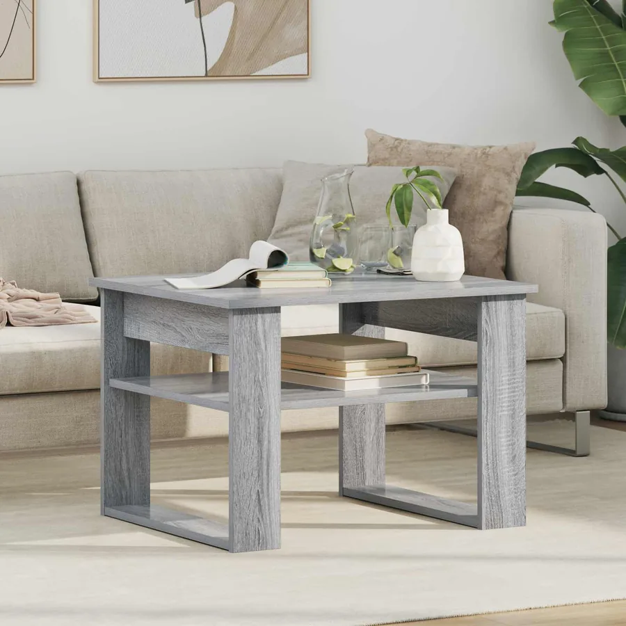 Table basse Gris Sonoma 64 x 54 x 44 cm Bois d'ingénierie
