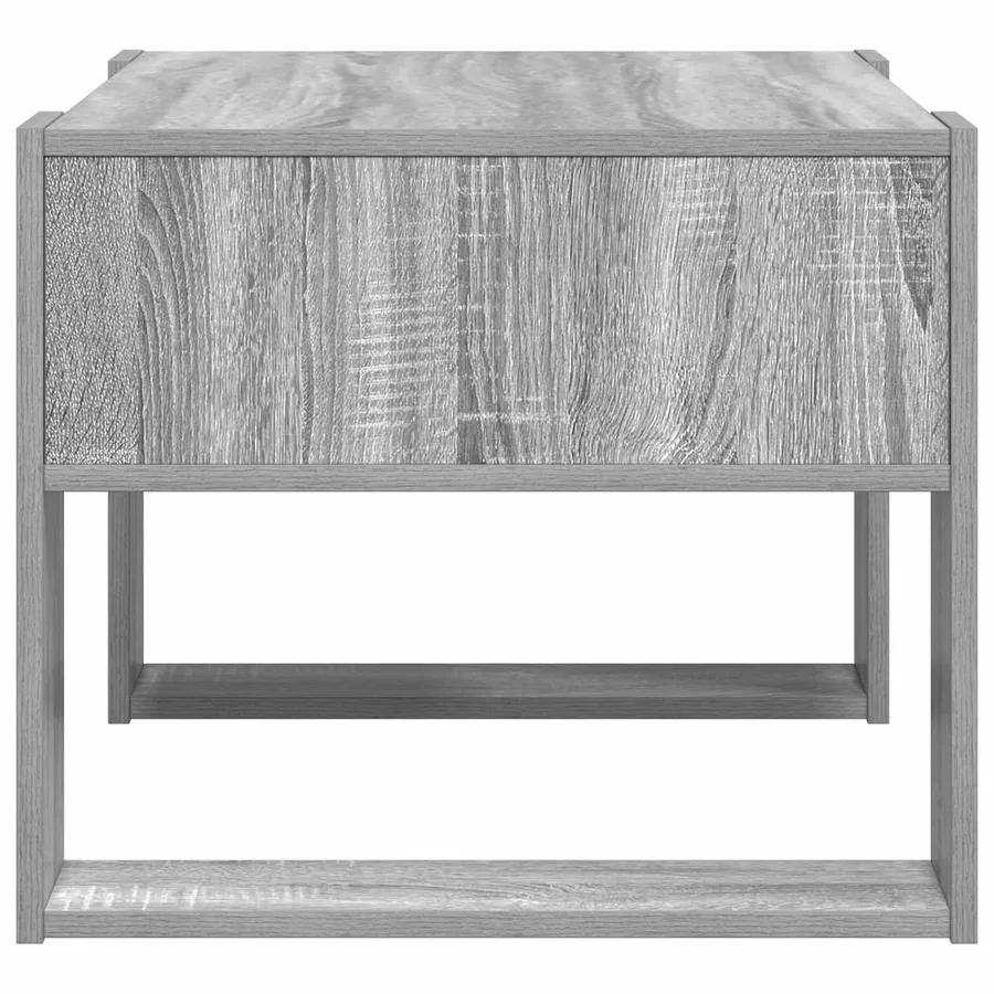 Table basse Gris Sonoma 66 x 53 x 45 cm Bois d'ingénierie - 6