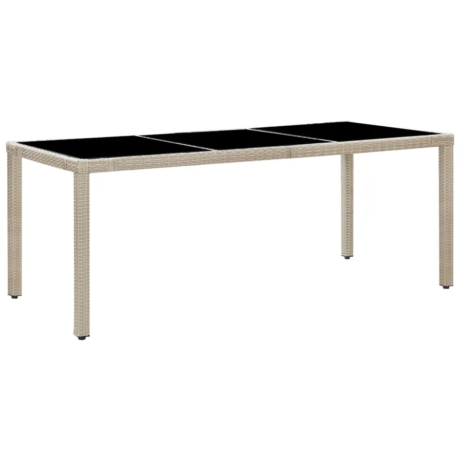 Ensemble à manger d'extérieur et coussins 9 pcs résine tressée - 2