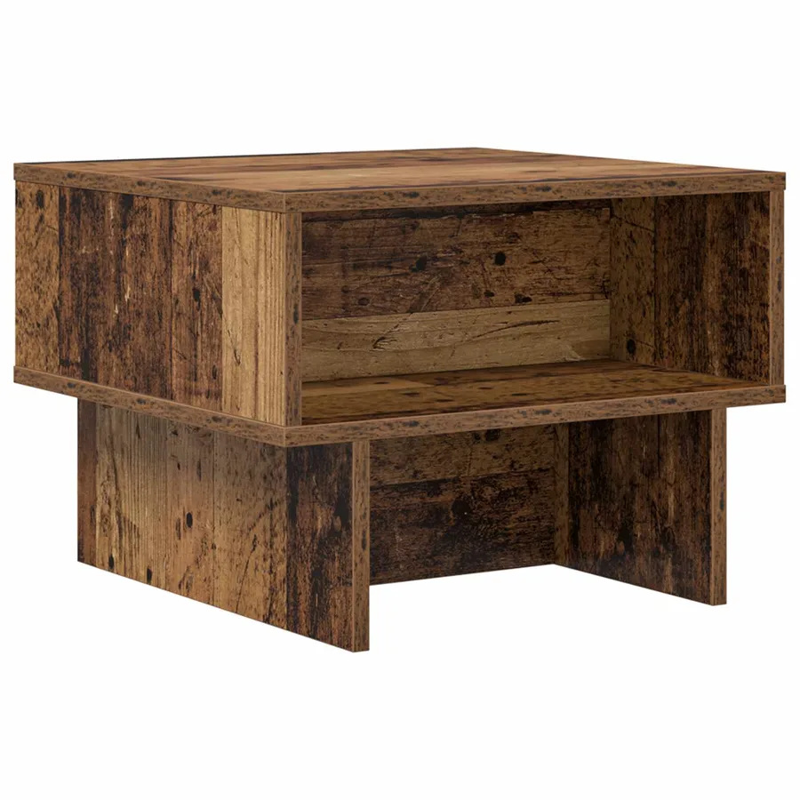 Table basse Bois ancien 48 x 46 x 35 cm Bois d'ingénierie - 2
