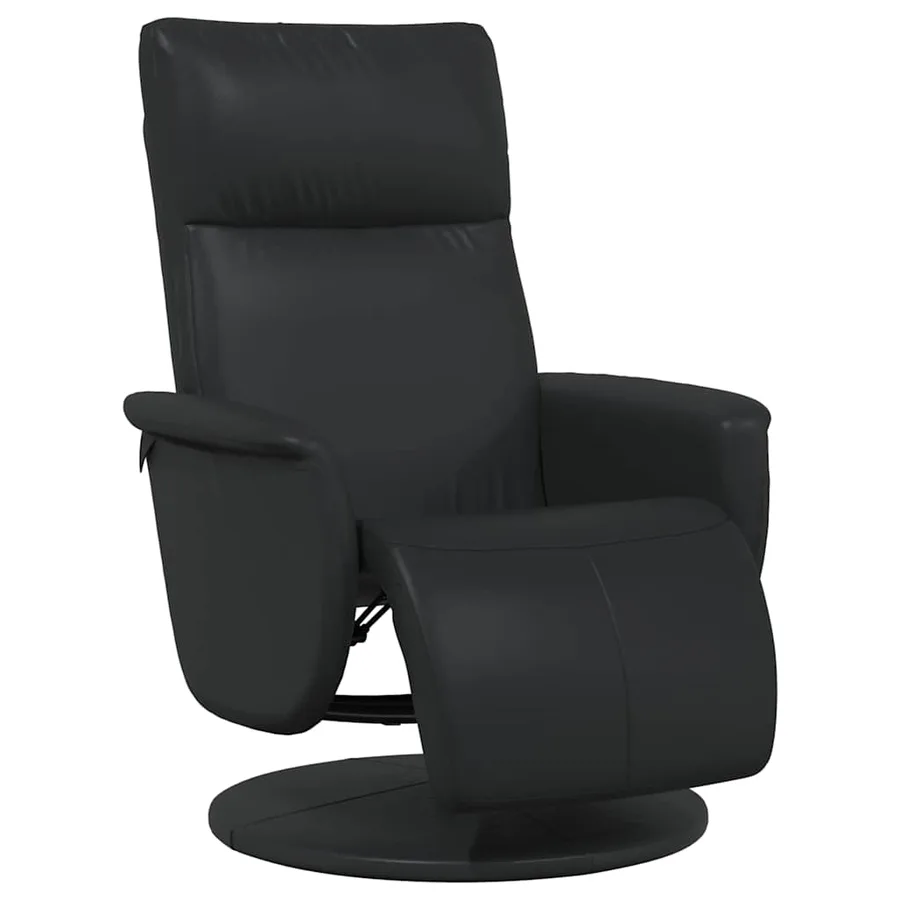 Fauteuil de massage inclinable Noir Simili cuir - 2