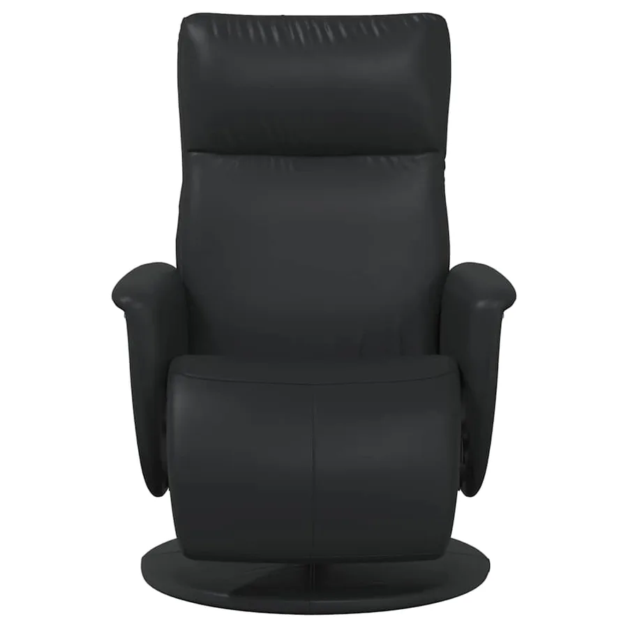 Fauteuil de massage inclinable Noir Simili cuir - 4