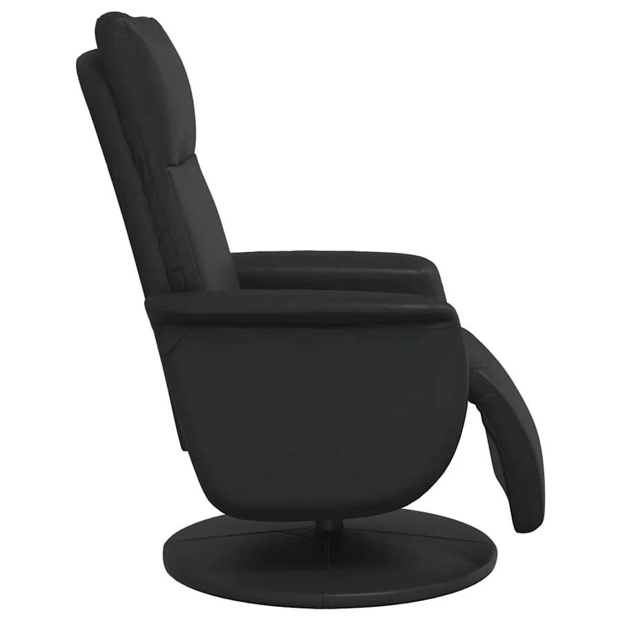 Fauteuil de massage inclinable Noir Simili cuir - 5