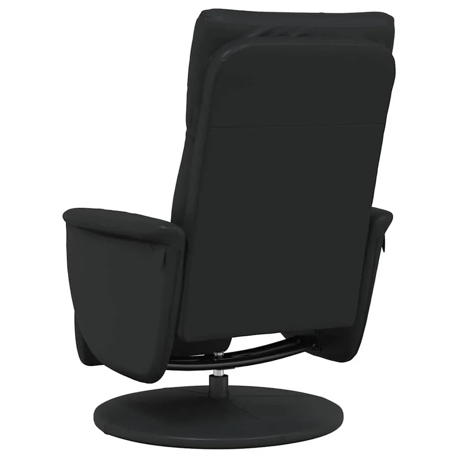 Fauteuil de massage inclinable Noir Simili cuir - 6