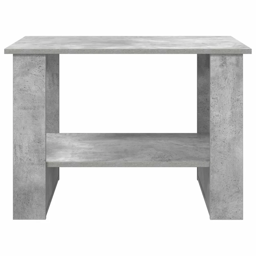 Table basse Gris béton 72 x 50 x 50 cm Bois d'ingénierie - 5