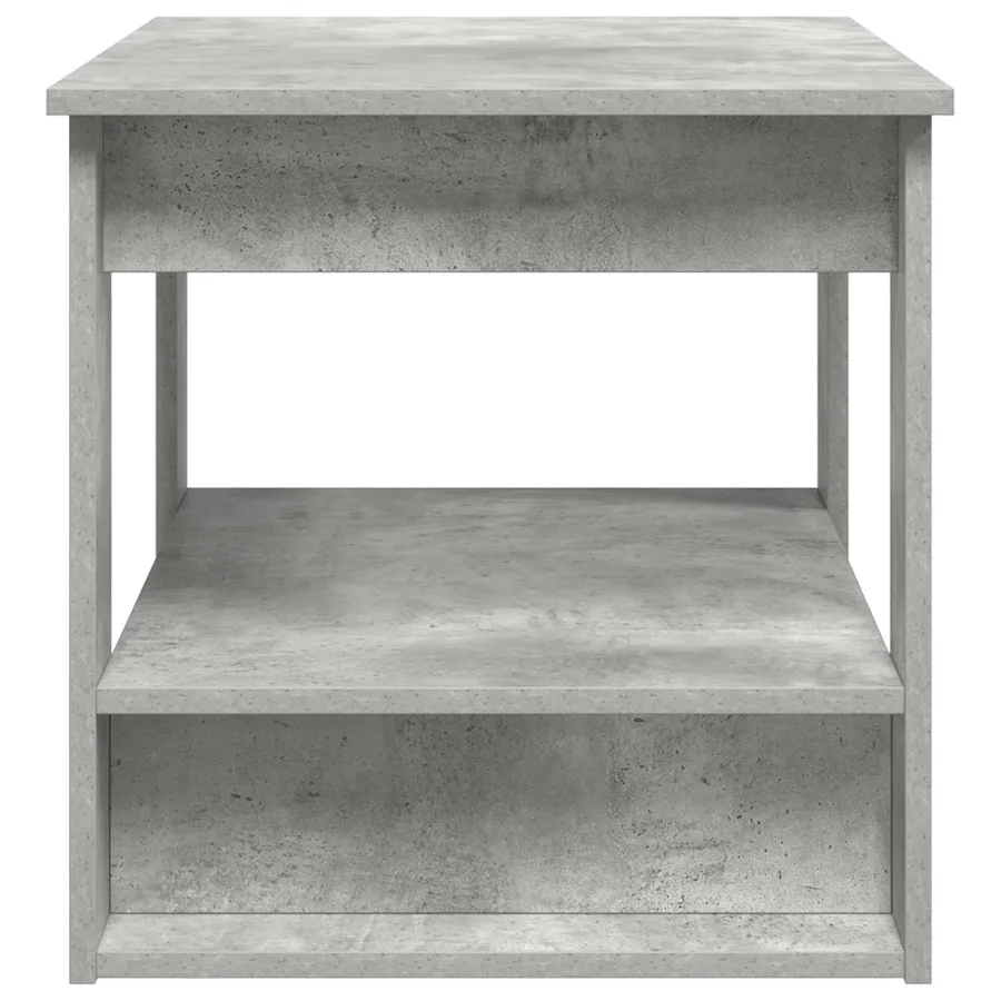 Table basse Gris béton 72 x 50 x 50 cm Bois d'ingénierie - 6