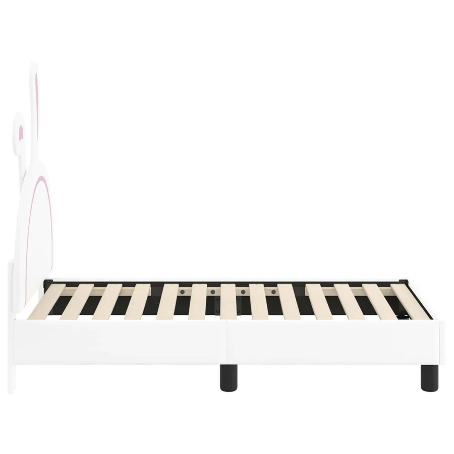 Cadre de lit pour tout-petit avec tête de lit Blanc 70 x 140 cm - 6