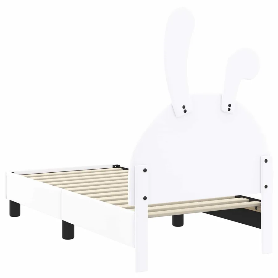 Cadre de lit pour tout-petit avec tête de lit Blanc 70 x 140 cm - 7