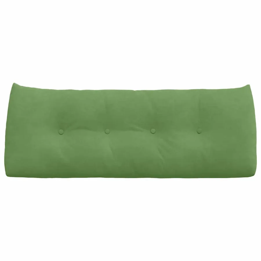 Coussin de Dos Vert clair 120 x 24 x 50 cm Velours - 6