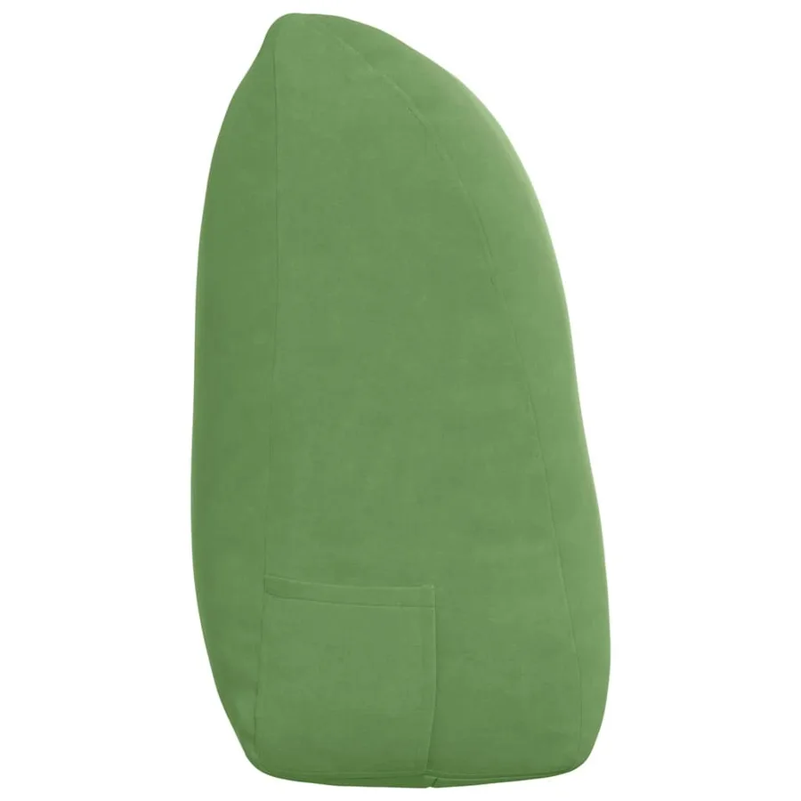 Coussin de Dos Vert clair 120 x 24 x 50 cm Velours - 7