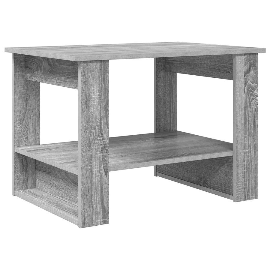 Table basse Gris Sonoma 72 x 50 x 50 cm Bois d'ingénierie - 2