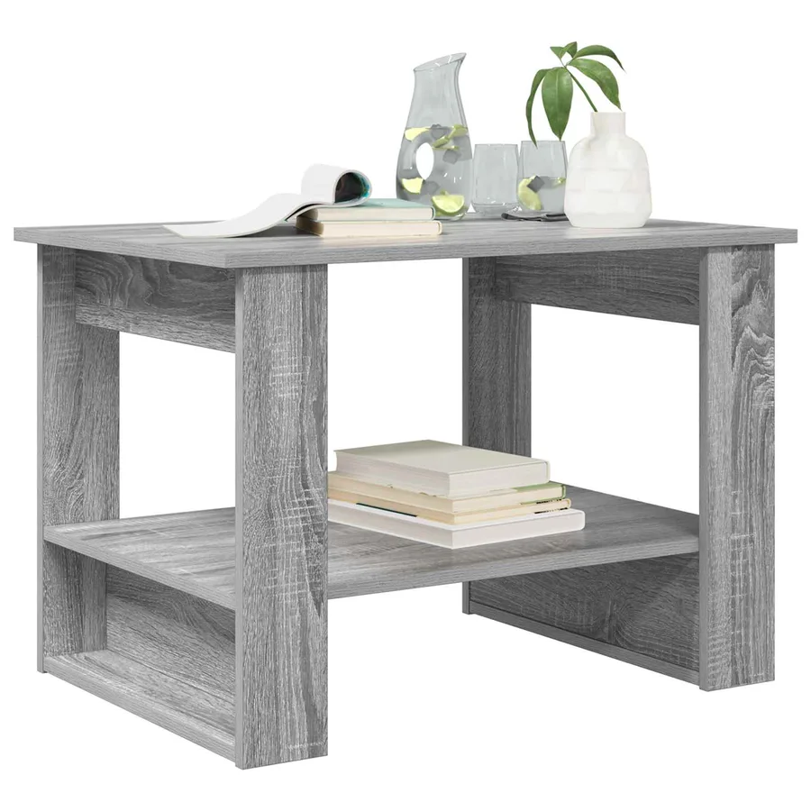 Table basse Gris Sonoma 72 x 50 x 50 cm Bois d'ingénierie - 3