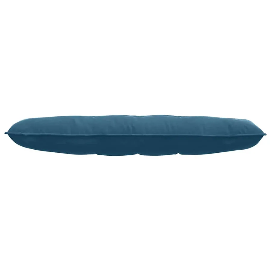 Coussin de Dos Bleu 140 x 50 cm Tissu en velours côtelé - 5