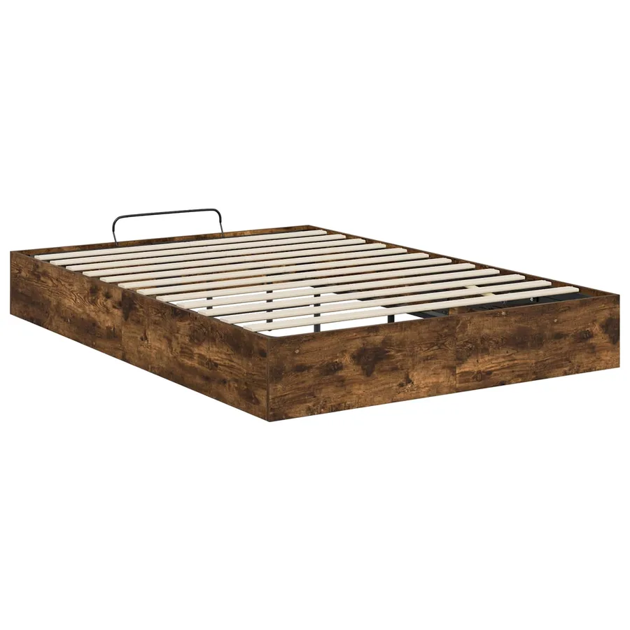 Cadre de lit ottoman avec stockage Chêne Fumé 193 x 120 x 25 cm - 7