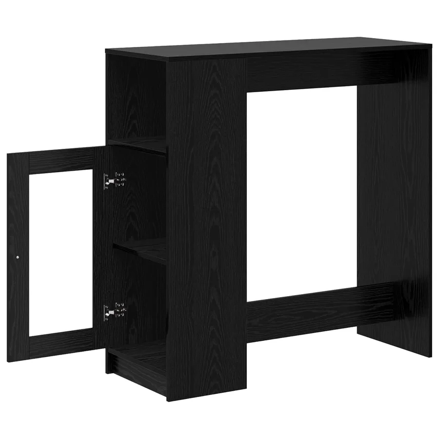 Table de bar Chêne noir 101 x 40 x 103,5 cm Bois d'ingénierie - 4