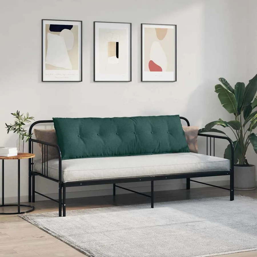 Coussin de Dos Vert foncé 160 x 19 x 50 cm tissu - 4
