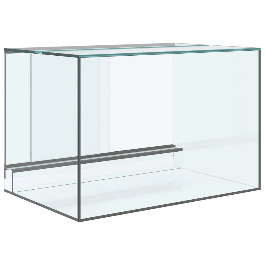 Terrarium avec stockage Transparent 60 x 40 x 40 cm Verre - 7