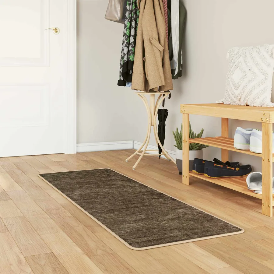 Coureur de Tapis MARSA Vert forêt 50 x 150 cm Polyester et PVC